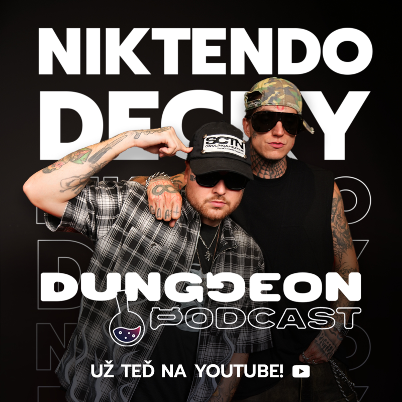 Obrázek epizody Nik Tendo & Decky z  Milionplus: "GoldKiid je perfektní. GTA je sra*ka." | DUNGGEON Podcast #13