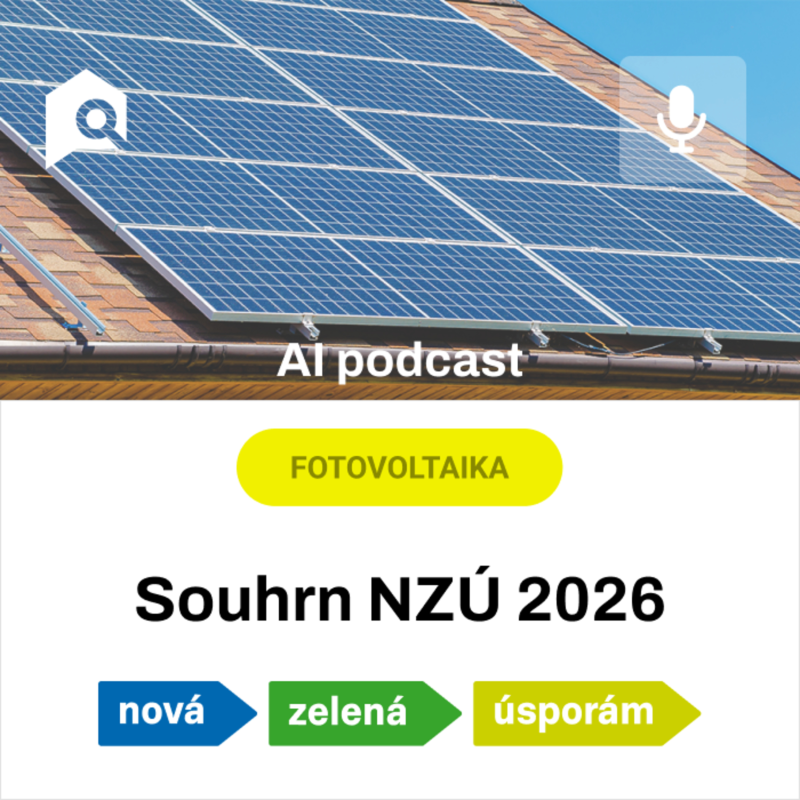 Obrázek epizody #89: ☀ Fotovoltaika a NZÚ 2026 úvěr / light