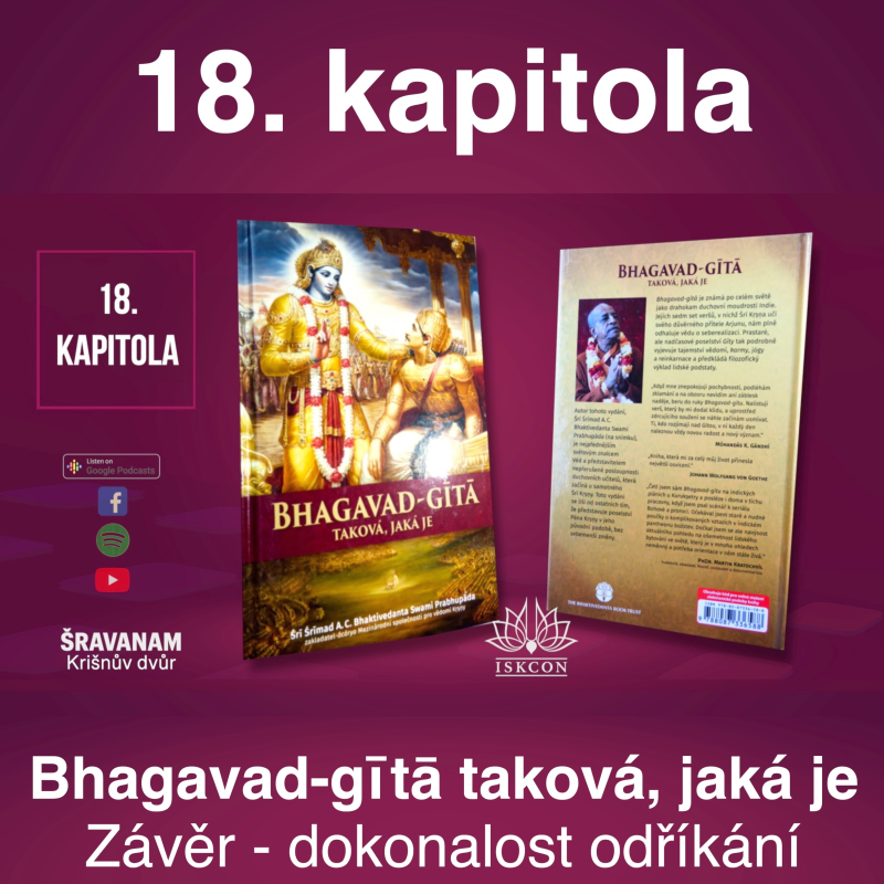 Obrázek epizody 18. kapitola Bhagavad-gītā taková, jaká je - Závěr - dokonalost odříkání