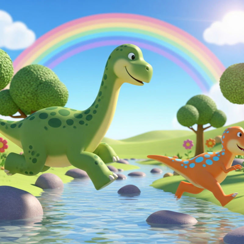 Obrázek epizody #5 Dino dobrodružství: Závod s potokem 🏞️