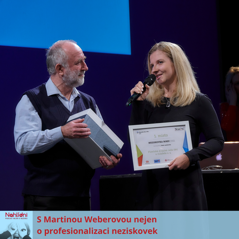 Obrázek epizody S Martinou Weberovou nejen o profesionalizaci neziskovek