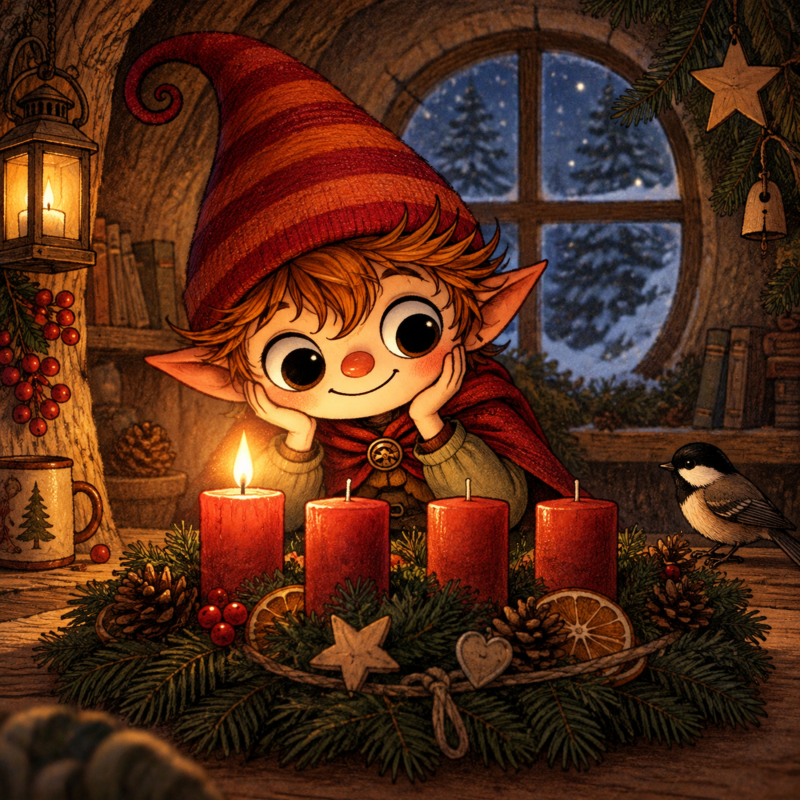 Obrázek epizody Adventní věnec 🎄 | Pohádka, která přiblíží tradice vánoc