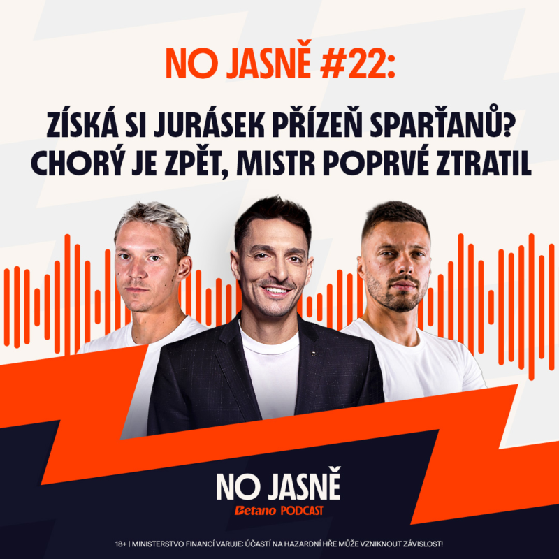 Obrázek epizody NO JASNĚ #22 🎙️ | Získá si Jurásek přízeň sparťanů? Chorý je zpět, mistr poprvé ztratil