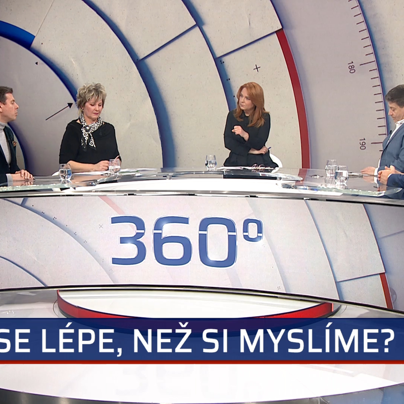 Obrázek epizody 360°, Jan Skopeček,Věra Kovářová, Patrik Nacher, Radim Fiala - 2.1. v 21:30