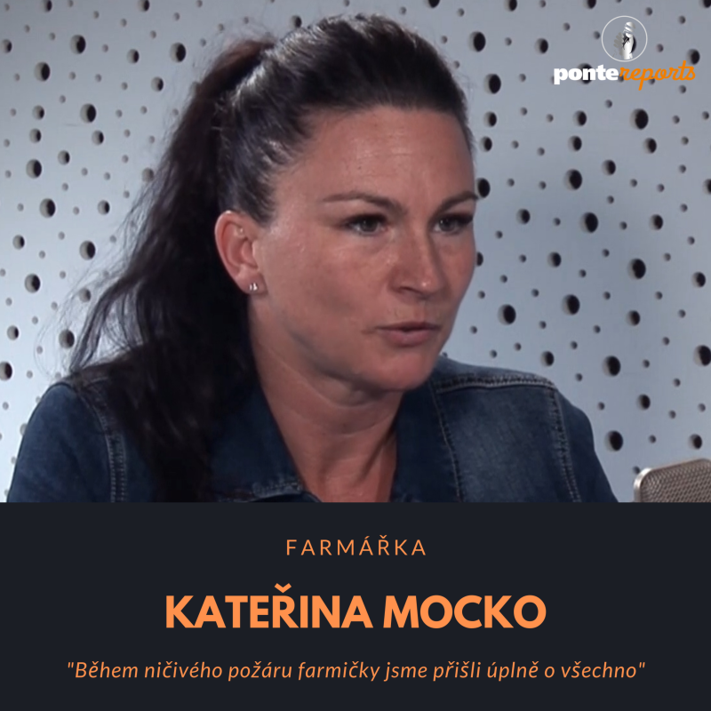 Obrázek epizody Kateřina Mocko – farmářka: Během ničivého požáru farmičky jsme přišli úplně o všechno