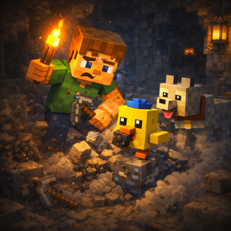 Obrázek epizody Kapitola 52 – Hlouběji než světlo | Karlíkovy minecraftické pohádky (Kniha 2)