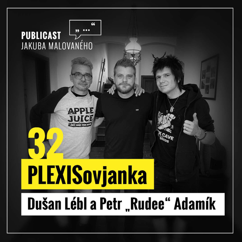 Obrázek epizody Publicast #32: PLEXISovjanka | Dušan Lébl a Petr „Rudee“ Adamík