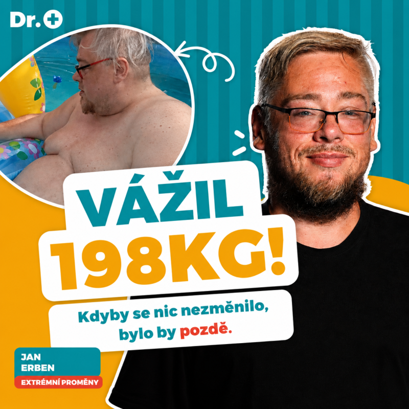 Obrázek epizody „Nemohl jsem jít ani do obchodu.“ Jak obezita člověku vezme obyčejný život, příběh Honzy z Proměn