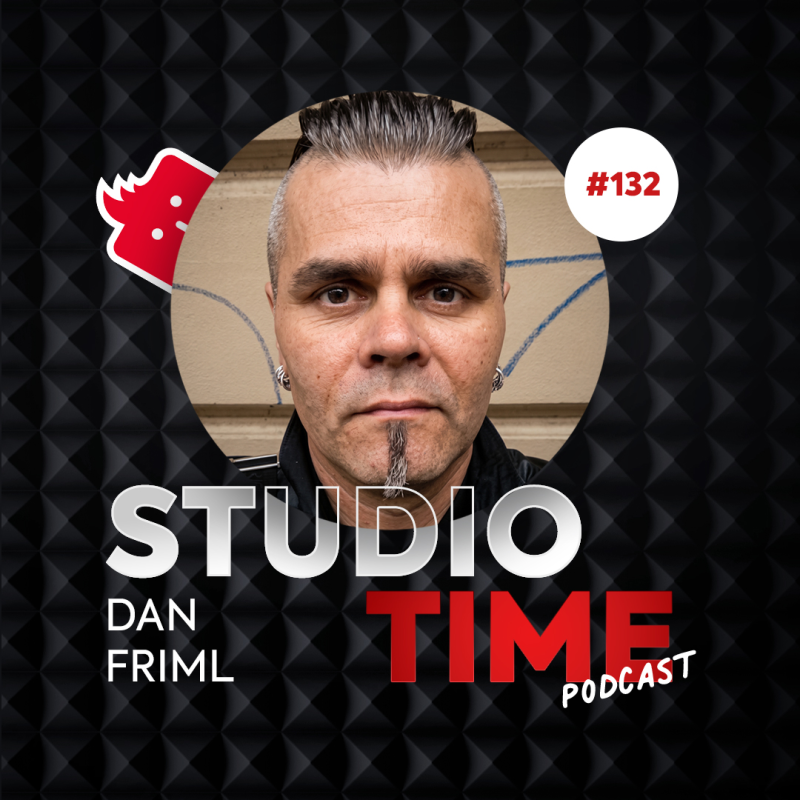 Obrázek epizody Dan Friml ve Studiotime #132: „Lidi si odvykli poslouchat kopáky bez triggerů."