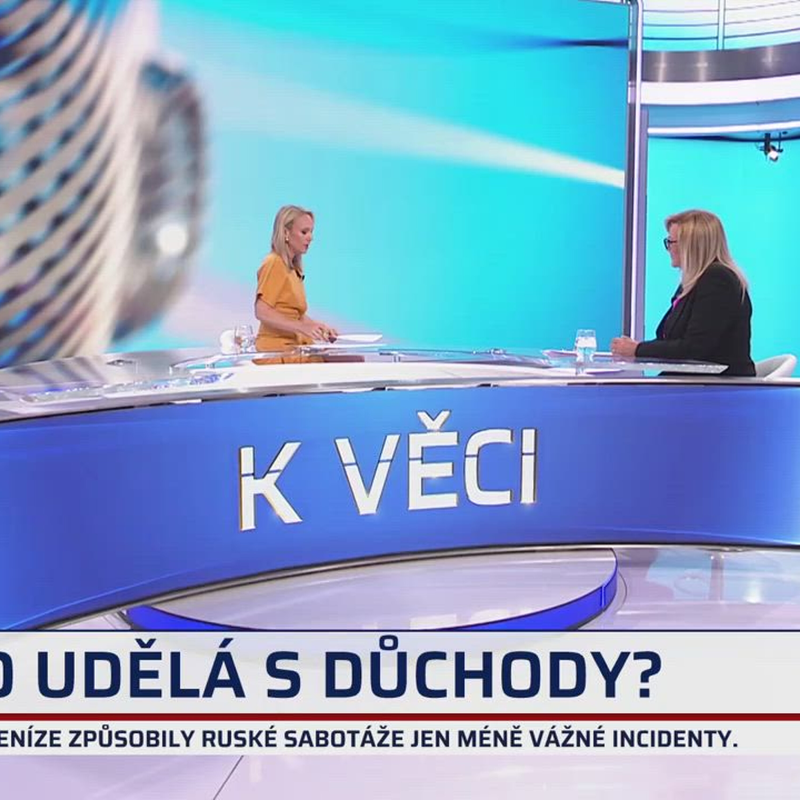 Obrázek epizody Schillerová: Důchodová reforma jen nažene lidi do sociálního systému. Připustila i pozitiva