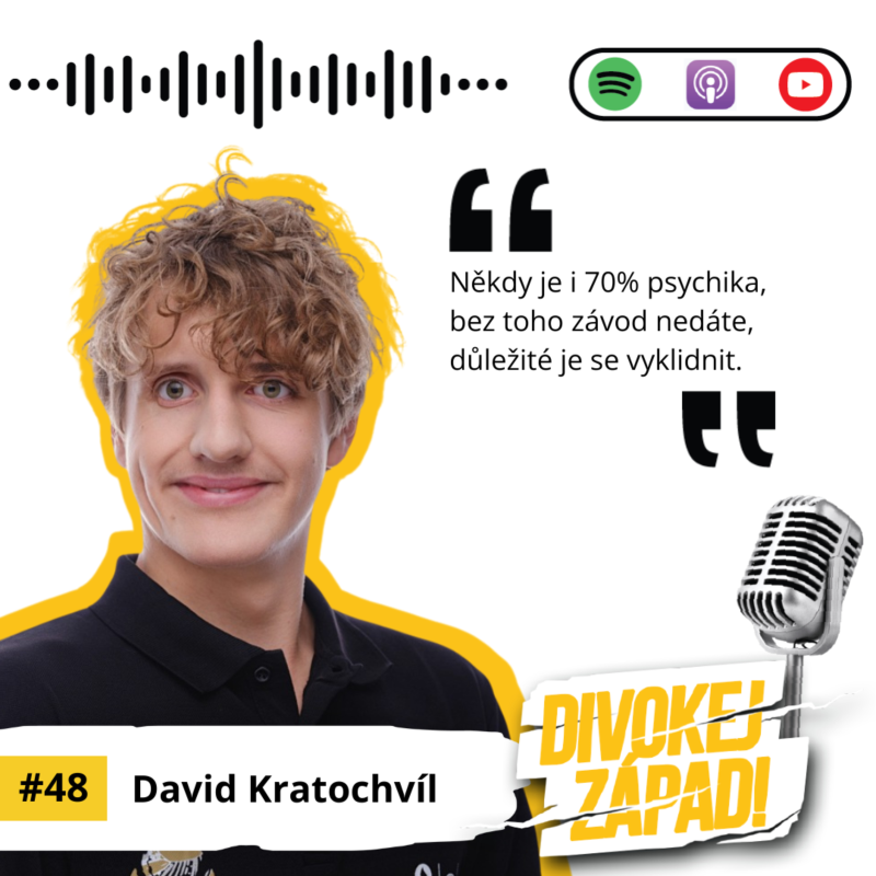 Obrázek epizody #48 David Kratochvíl - Někdy je i 70% psychika, bez toho závod nedáte, důležité je se vyklidnit
