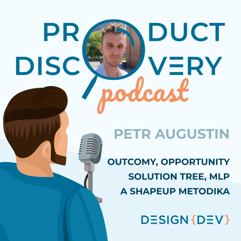 Obrázek epizody Outcomy, Opportunity solution tree, MLP, ShapeUP metodika – Petr Augustin