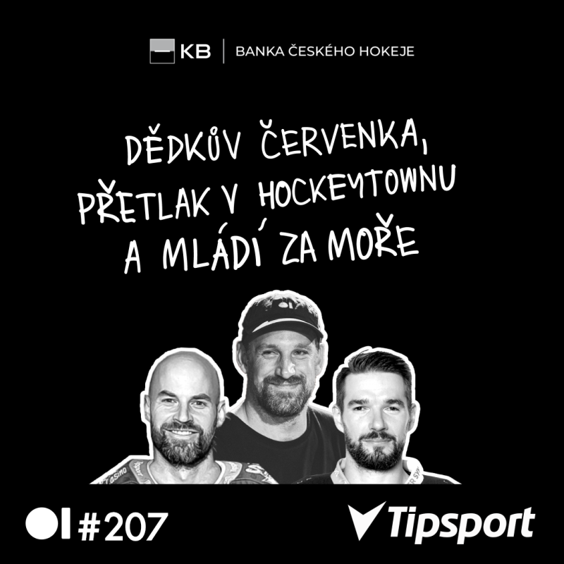 Obrázek epizody EP 207 Dědkův Červenka, přetlak v Hockeytownu a mládí za moře
