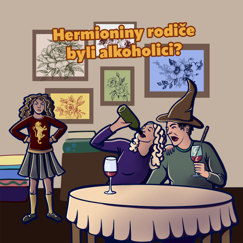 Obrázek epizody Hermioniny rodiče byli alkoholici? (S3E06-2)