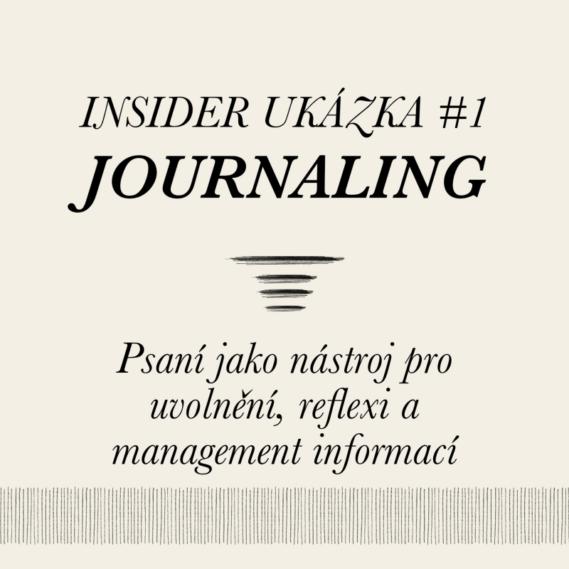 Obrázek epizody Insider ukázka #1 - Journaling