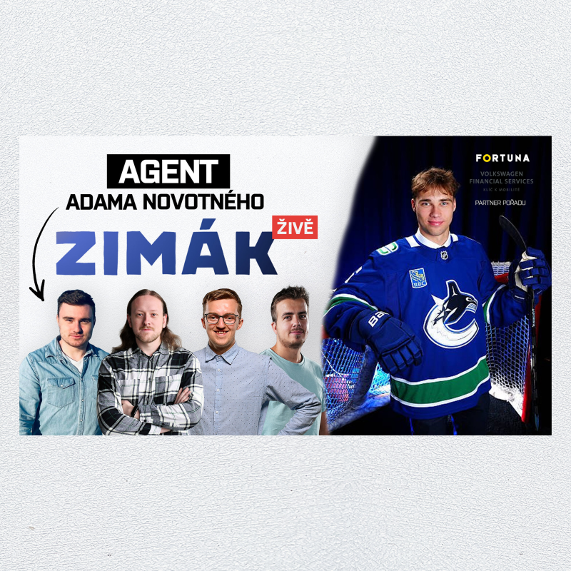 Obrázek epizody Zimák ŽIVĚ | Novotný a draft NHL. Proč odešel z Hradce? Agent popisuje zákulisí