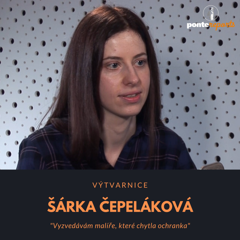 Obrázek epizody Šárka Čepeláková – výtvarnice: Vyzvedávám malíře, které chytla ochranka