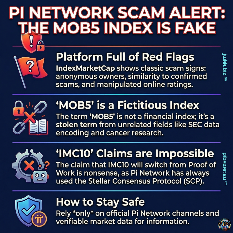 Obrázek epizody Beware of fraudulent indices – Analysis of the IndexMarketCap and fictitious MOB5 in the Pi Network
