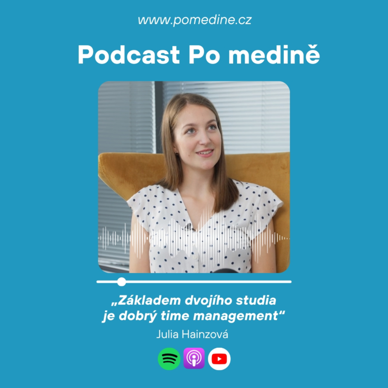 Obrázek epizody #53 Julie Hainzová: „Základem dvojího studia je dobrý time management.“