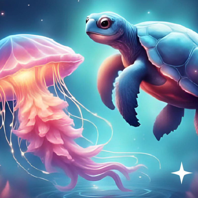 Obrázek epizody 🌊 Medúza Terezka a ztracená želvička | Audiopohádka na přání + krátká relaxace na dobrou noc 🌟