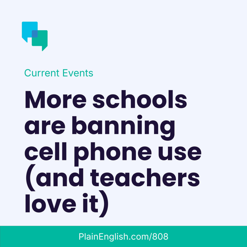 Obrázek epizody More schools are banning cell phones