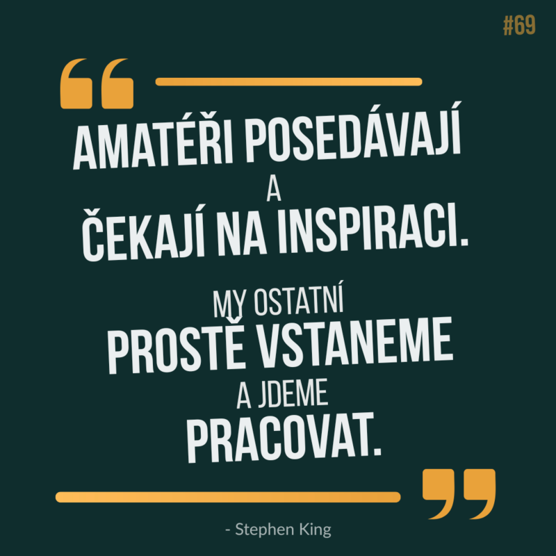 Obrázek epizody #69 Co je moje PROČ? Premiéra III. Sezóny (Stephen King/Chuck Close, Sezóna III., ep. 1)