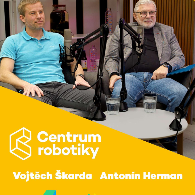 Obrázek epizody PINEcast 6 / Centrum robotiky - Vojtěch Škarda, Antonín Herrmann