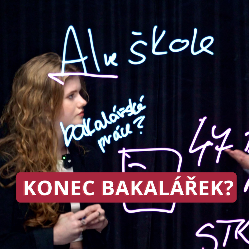 Obrázek epizody 47 bodů z 50. AI u přijímaček poráží studenty. Zlámalová o revoluci ve výuce: Eseje jen rukou, rešerše s chatbotem