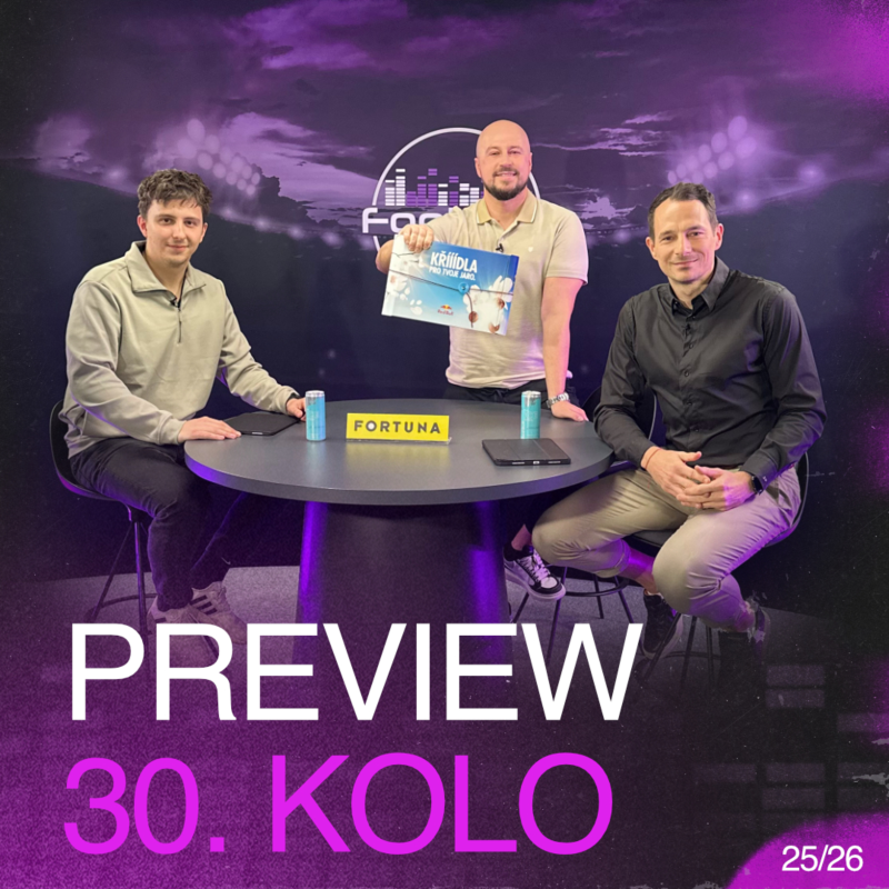 Obrázek epizody Nadstavba se blíží, oslabená Slavia, Baník si hraje s ohňem| FOOTCAST PREVIEW 30. kolo