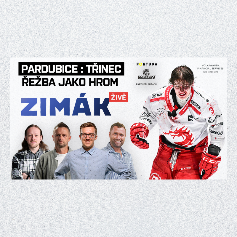 Obrázek epizody Zimák ŽIVĚ | Sikorova krev, emoce i démon Červenka. Finále v plné palbě. Co baráž?