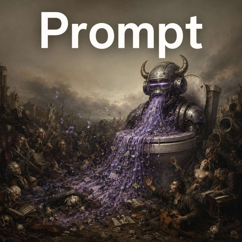 Obrázek epizody Prompt Live | Hudební AI slop zaplavil internet. A lidé ho poslouchají