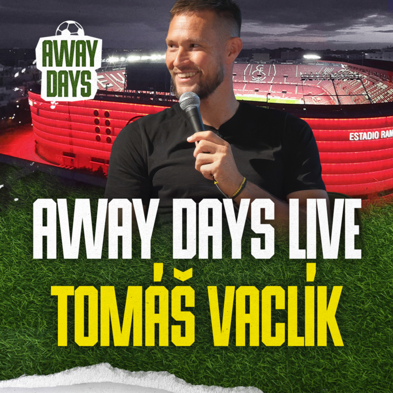 Obrázek epizody Světlice, lasery do očí, tlak i respekt. Jak hráč vnímá ultras? Tomáš Vaclík | AWAY DAYS LIVE #1