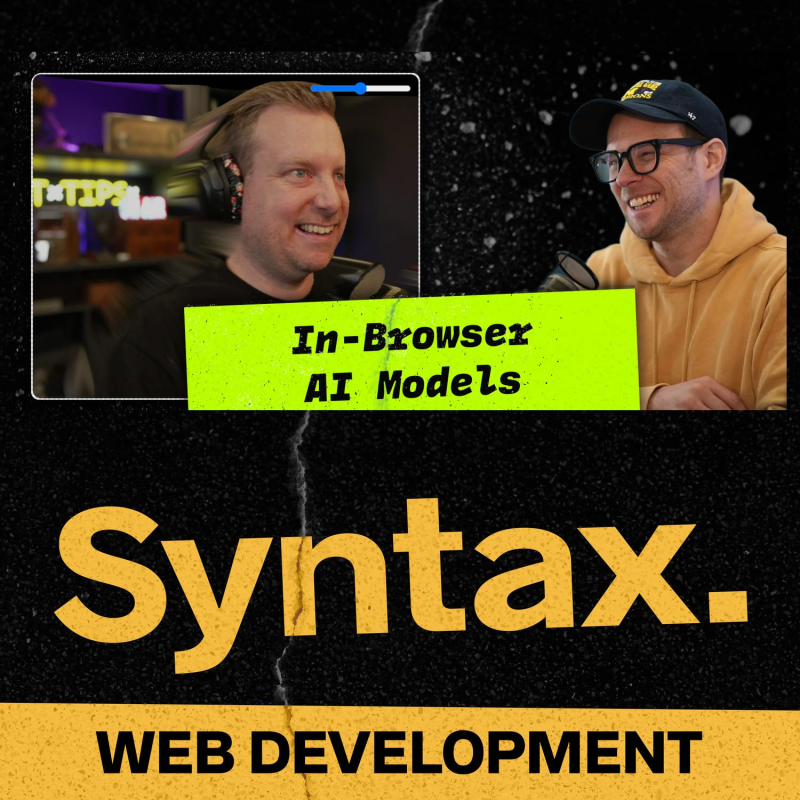 Obrázek epizody 740: Local AI Models in JavaScript - Machine Learning Deep Dive With Xenova