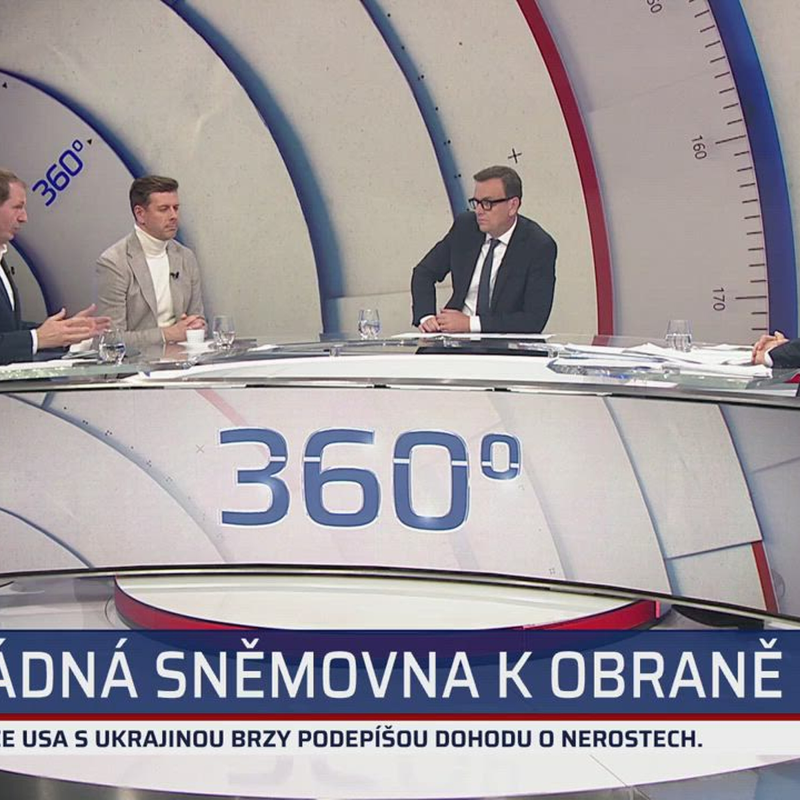 Obrázek epizody 360°, Vlastimil Tlustý, Lukáš Kovanda, Jan Skopeček, Ondřej Lochman, Tomio Okamura - 24.3. v 21:59