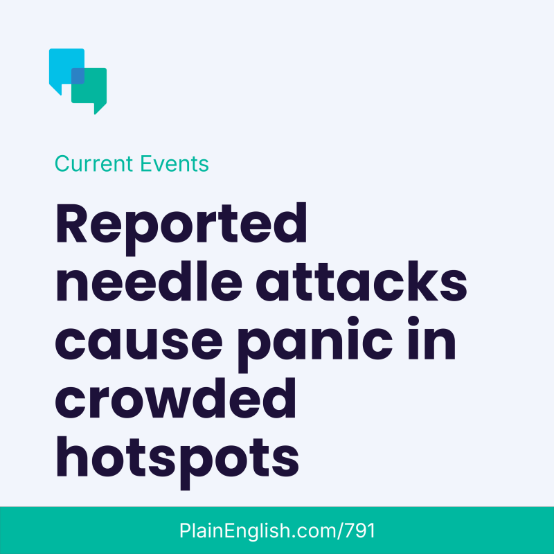 Obrázek epizody Wave of needle stabbings reported in France