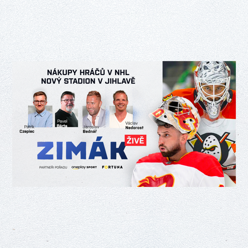Obrázek epizody Zimák ŽIVĚ | Ostrá kritika U16. Miliony na hráčském trhu