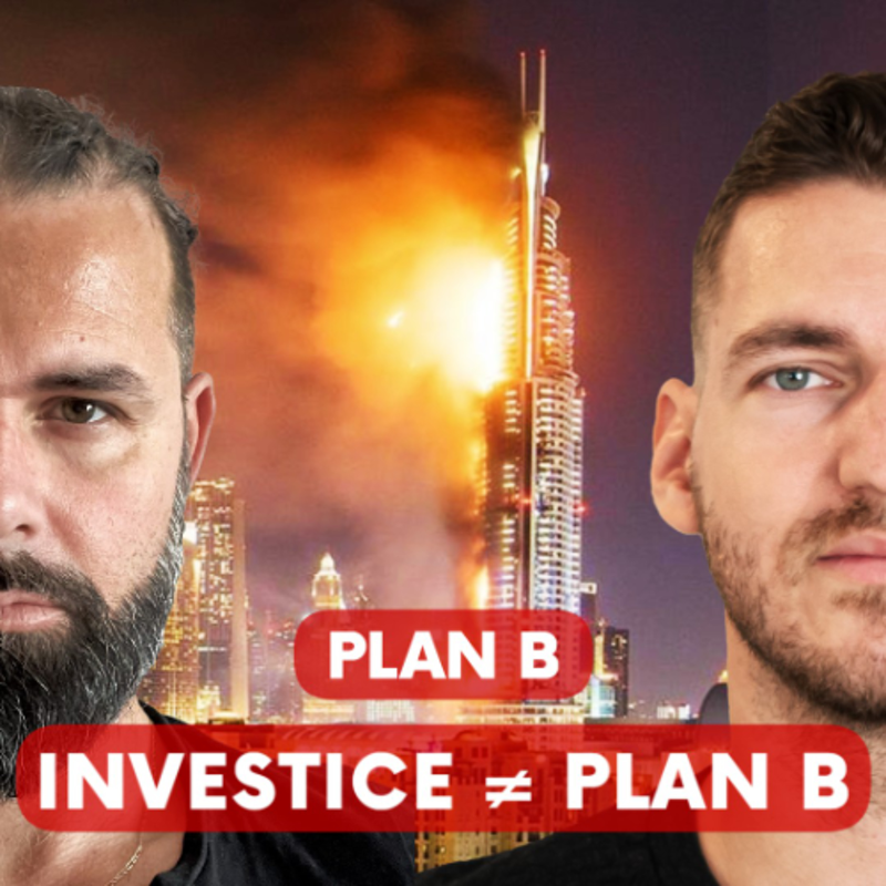 Obrázek epizody Dubaj: Nejprodávanější falešný plán B v Evropě | Jan Marvan | PLAN B #14