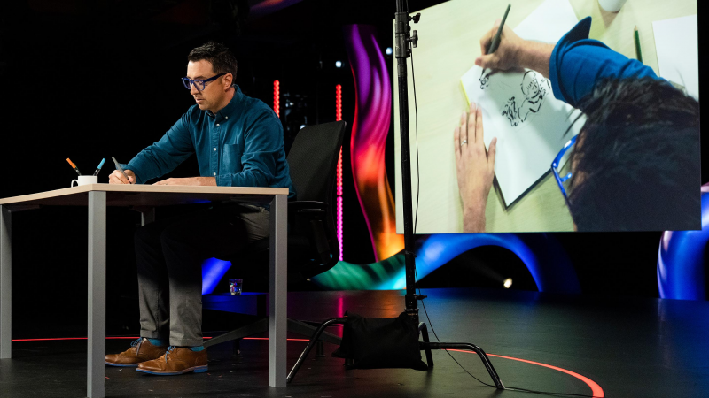 Obrázek epizody Live drawings of the human experience | Jarrett J. Krosoczka