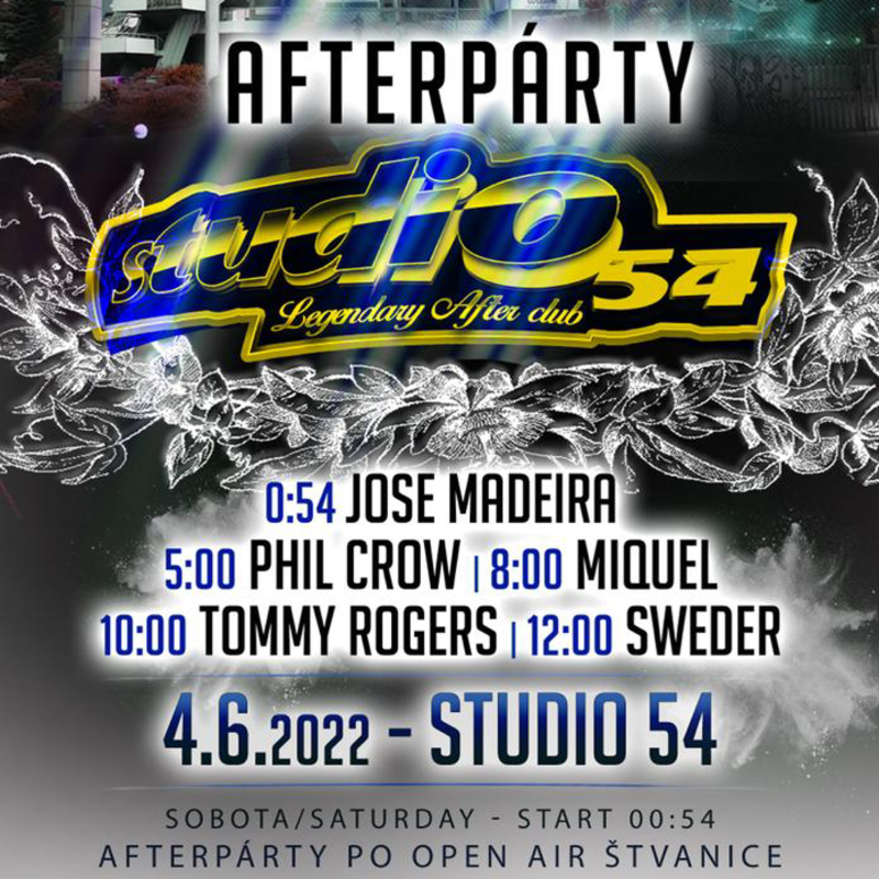 Obrázek epizody Jose Madeira Live @ Afterparty, Studio 54 Prague 04-06-2022