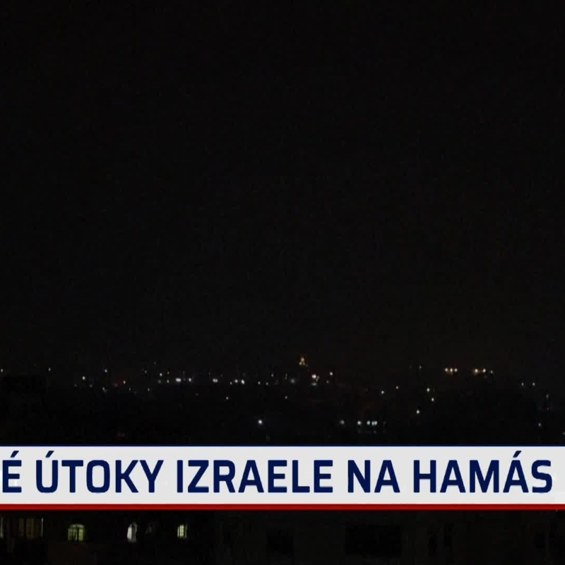 Obrázek epizody Odvetné izraelské útoky proti Hamásu (zdroj: CNN Prima NEWS)