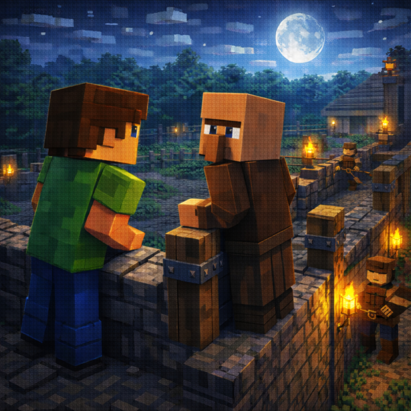 Obrázek epizody Kapitola 44 – Noc, která nespí | Karlíkovy minecraftické pohádky