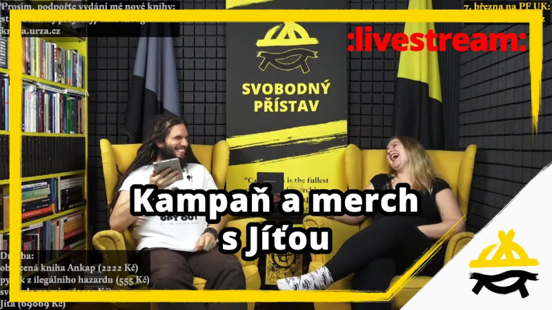 Obrázek epizody Studio Svobodného přístavu: Knihampaň a merch s Jíťou