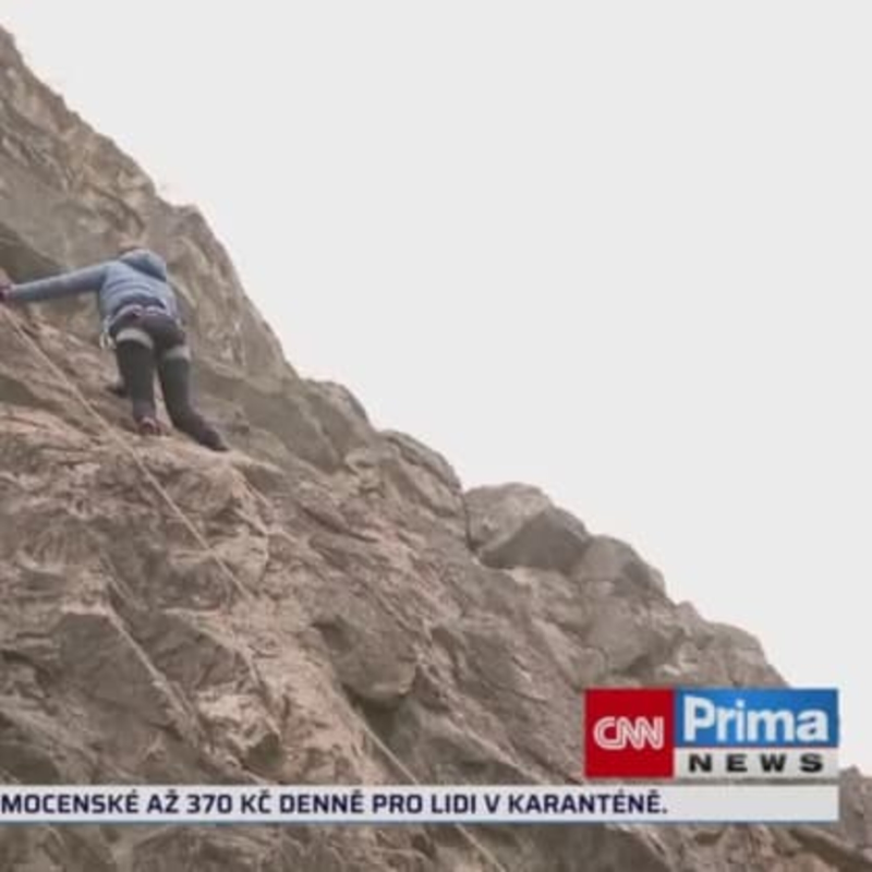 Obrázek epizody ELIŠKA BUČKOVÁ LEZE PO SKALÁCH