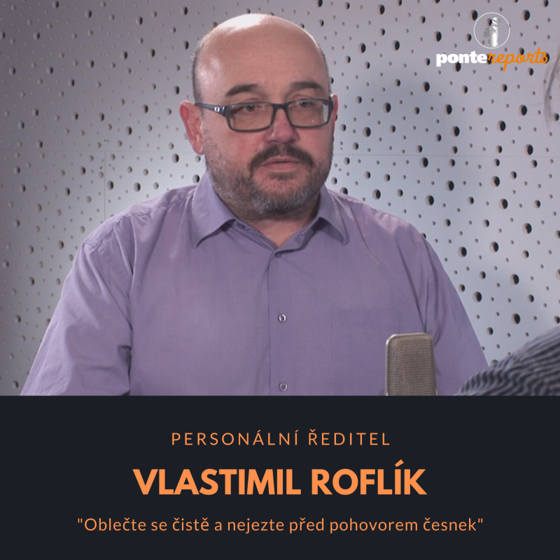 Obrázek epizody Vlasta Roflík – personální ředitel: Oblečte se čistě a nejezte před pohovorem česnek