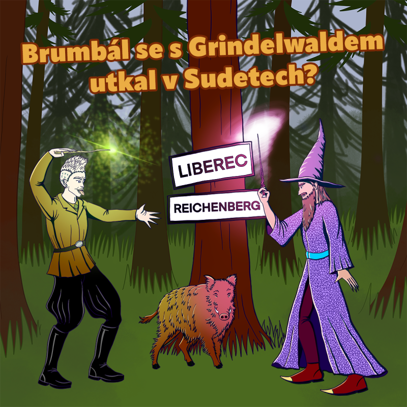 Obrázek epizody Brumbál se s Grindelwaldem utkal v Sudetech? (S3E08-1)