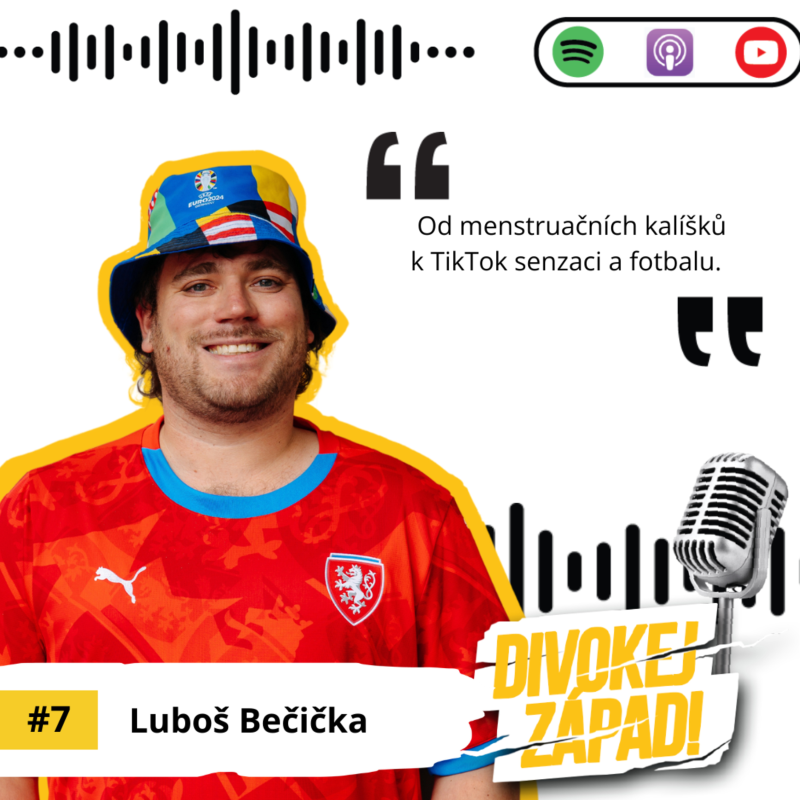 Obrázek epizody #58 LIVE PODCAST KVIFF Luboš Bečička: Od menstruačních kalíšků k TikTok senzaci a fotbalu