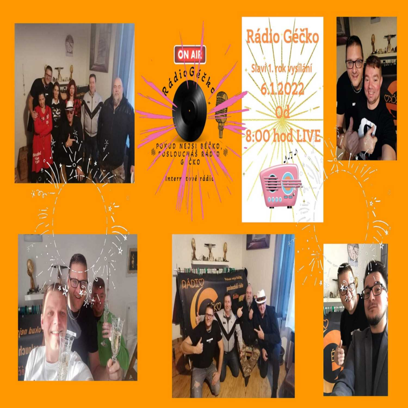 Obrázek epizody Rádio Géčko slaví své 1. Narozeniny - 6. ledna 2022 - 3. část