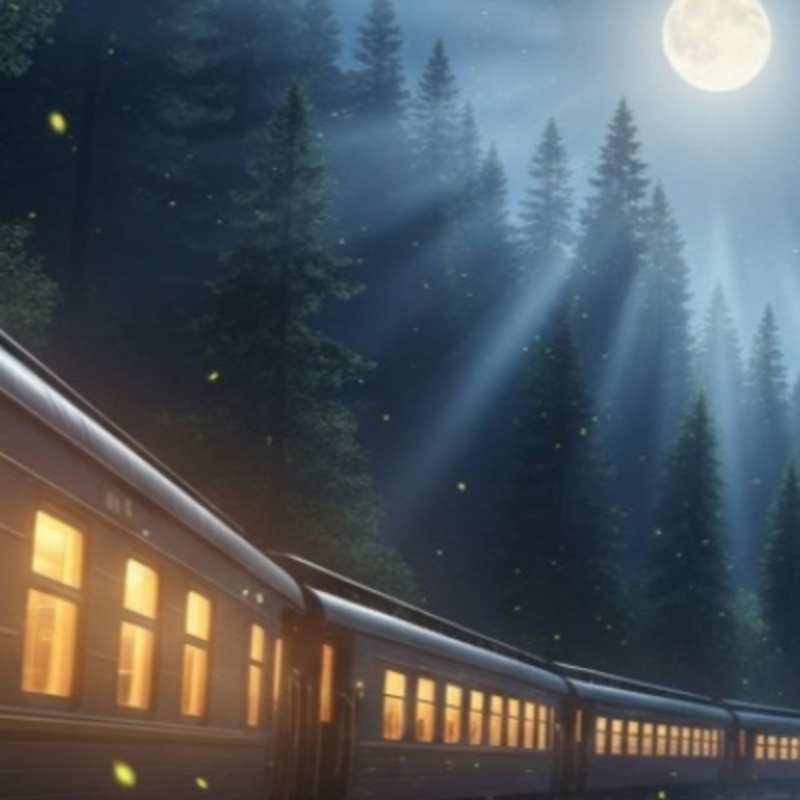 Obrázek epizody Noční vlak - příběh na usnutí pro dospělé (hluboký spánek)