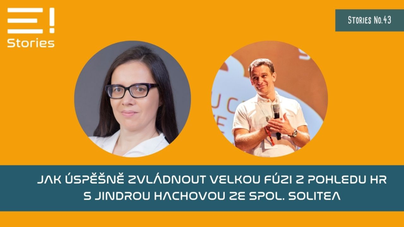 Obrázek epizody #43 | Jindra Hachová o tom, jak úspěšně zvládnout fúzi.