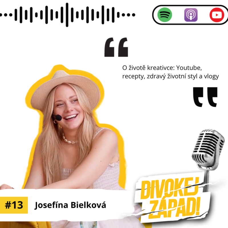 Obrázek epizody #64 LIVE PODCAST KVIFF Josefína Bielková: O životě kreativce: Youtube, recepty, zdravý životní styl a vlogy